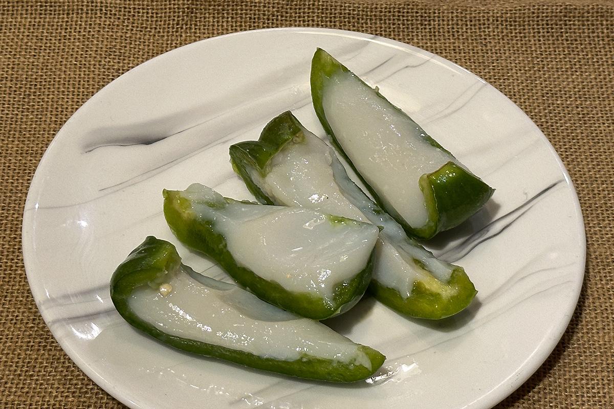 Green Capsicum with Fish Paste