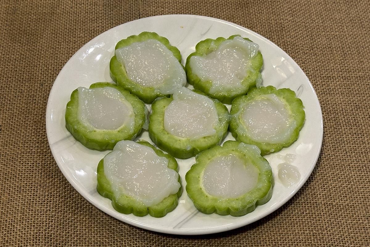 Bitter Gourd with Fish Paste